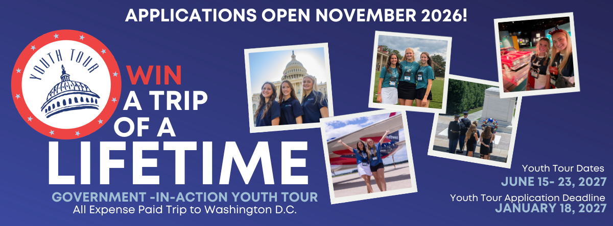 2027 Youth Tour Banner