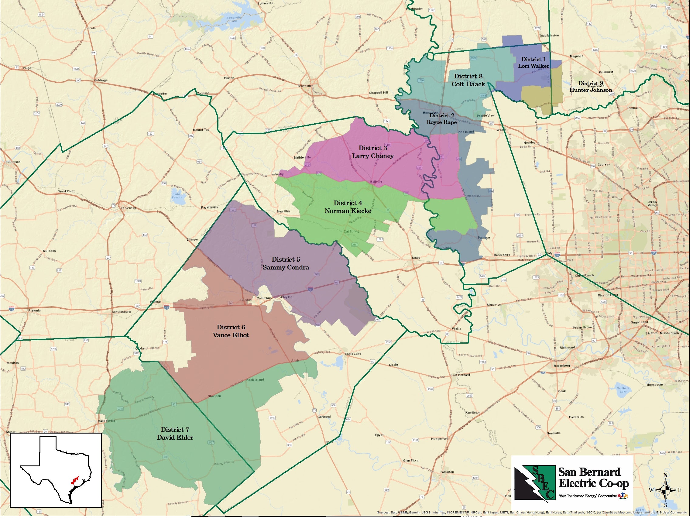 Service Map. March 2025
