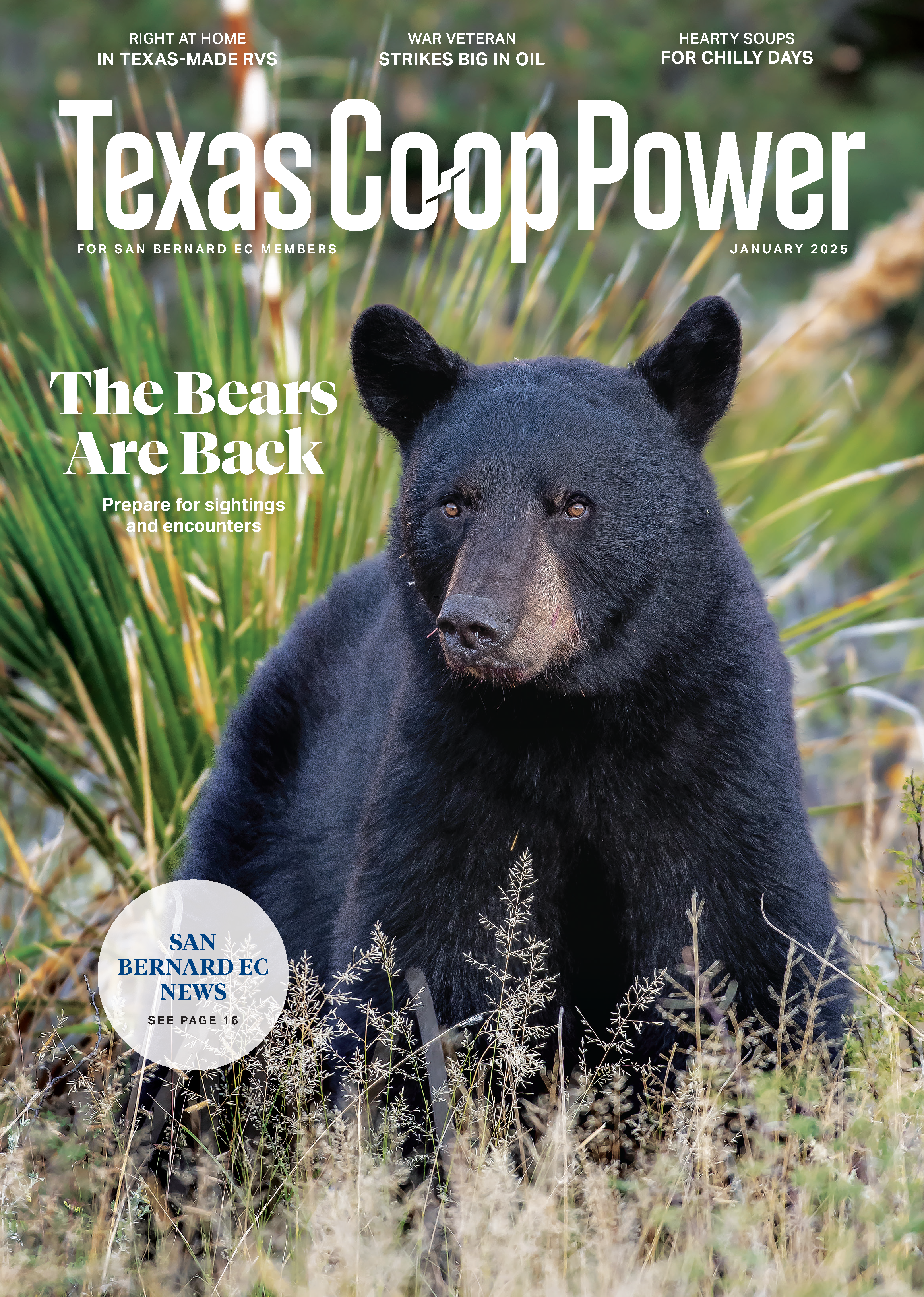 2025 January Texas Co-Op Magazine Cover